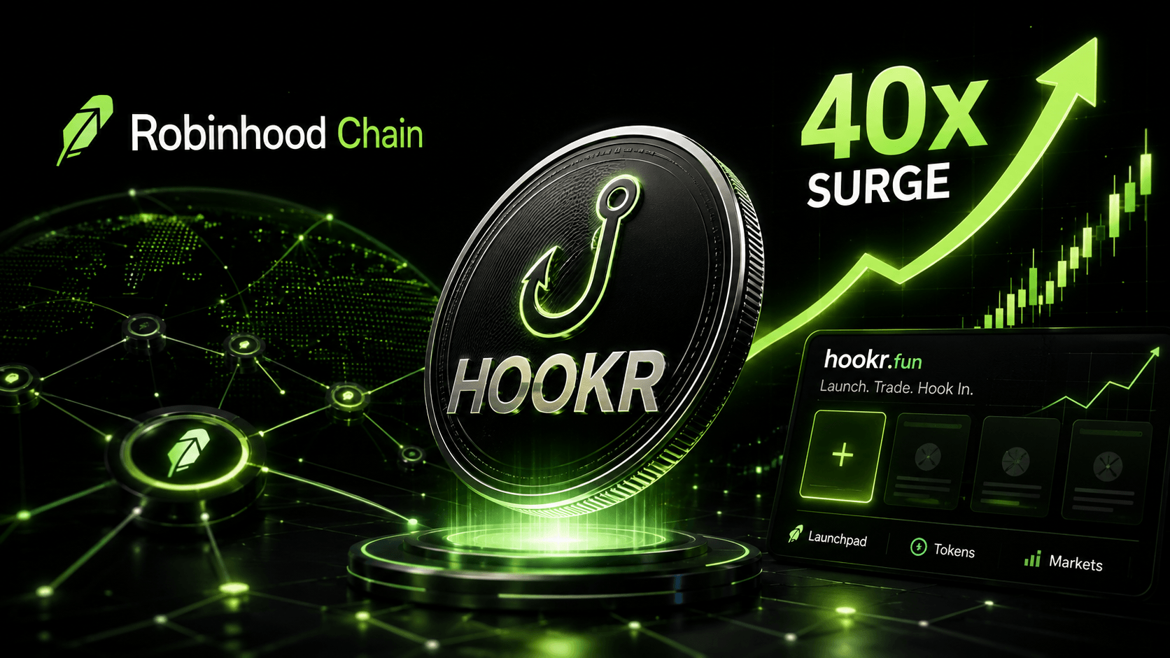 โทเค็น HOOKR พุ่งขึ้น 40 เท่าบน Robinhood Chain: Hookr.fun คืออะไรและทำไมจึงกำลังพุ่งขึ้น?