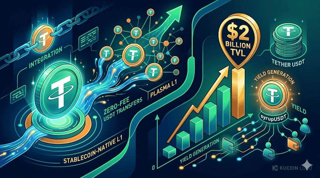 Why Plasma’s TVL Surged to $2 Billion: Tether Integration and the Rise of the Stablecoin-Native L1