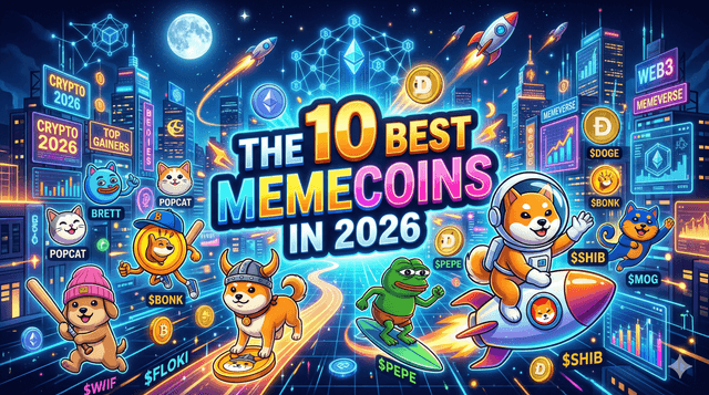 Ang 10 Pinakamahusay na Memecoins na Dapat Obserbahan sa 2026