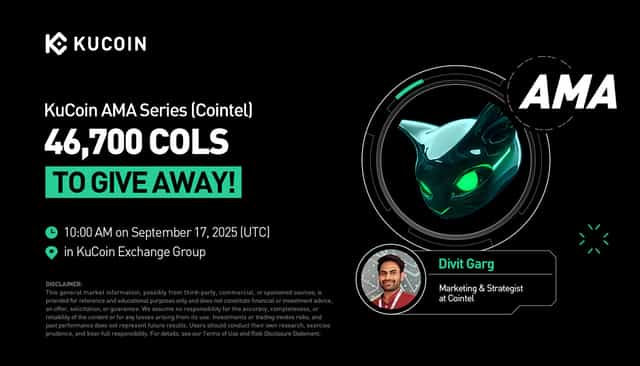 KuCoin AMA With Cointel (COLS) — Building a Safer Crypto Ecosystem Through Intelligent Analytics