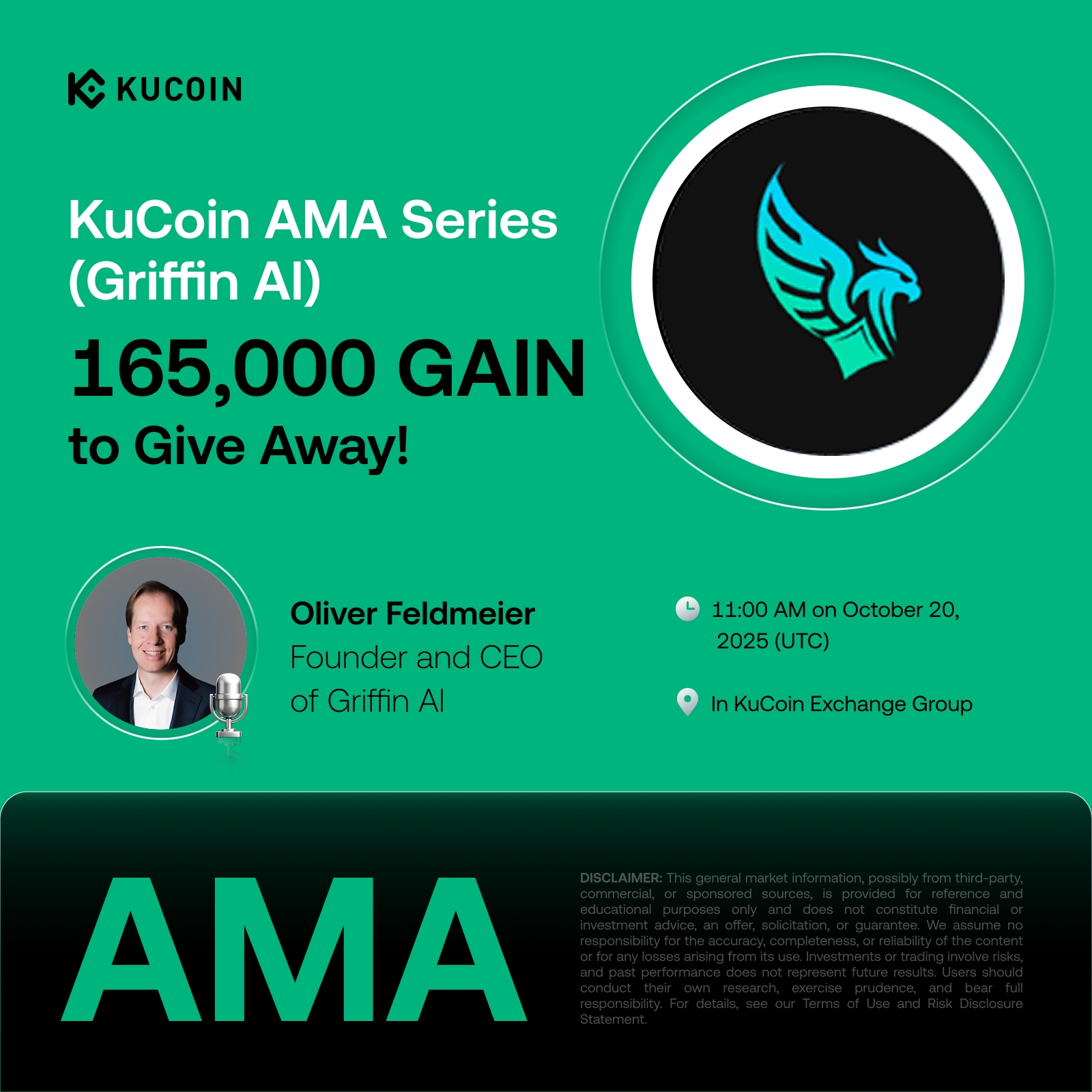 KuCoin AMA With Griffin AI (GAIN) — Empowering Decentralized Finance  Through Seamless On-Chain Automation| KuCoin