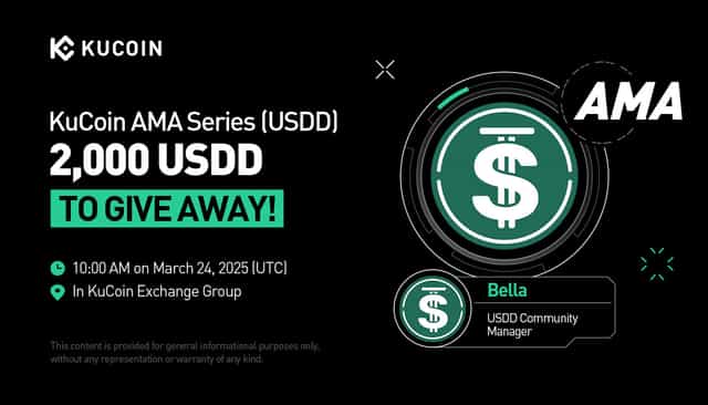 KuCoin AMA With USDD (USDD) — কীভাবে বিকেন্দ্রীকৃত স্থিতিশীল মুদ্রা আর্থিক অন্তর্ভুক্তি এবং নিরাপত্তা উন্নত করে