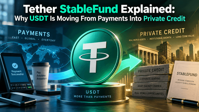 Tether StableFund Explained: Why USDT Is Moving From Payments Into Private Credit