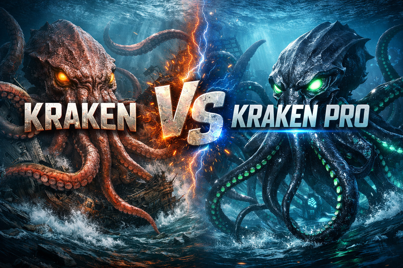 Kraken กับ Kraken Pro: คู่มือพื้นฐาน