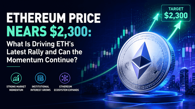 Ethereum Price Nears $2,300: What Is Driving ETH’s Latest Rally and Can the Momentum Continue?