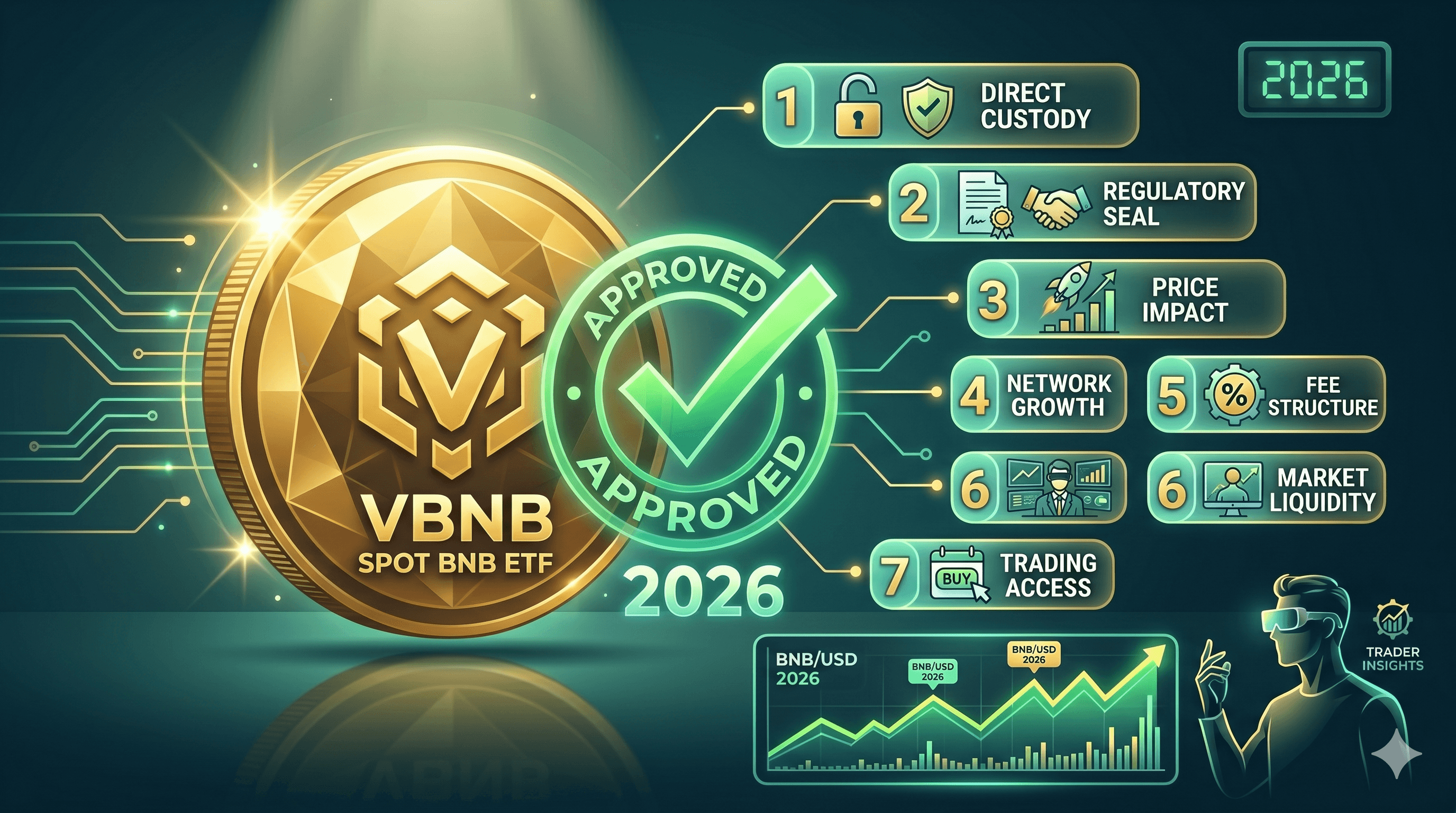 ได้รับการอนุมัติ ETF สำหรับ BNB แบบสปอต: 7 สิ่งที่นักเทรดทุกคนควรรู้เกี่ยวกับ VanEck's VBNB ในปี 2026