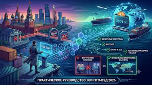 Крипто-ВЭД 2026 в России: Как легально платить за импорт криптовалютой без блокировок и штрафов