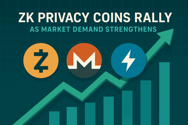 隱私幣與 ZK 幣飆升：ZEC/XMR/STRK 市場分析