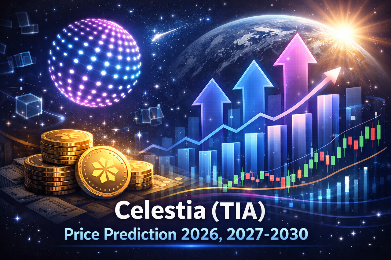 Celestia (TIA) Прогноз цены на 2026, 2027–2030