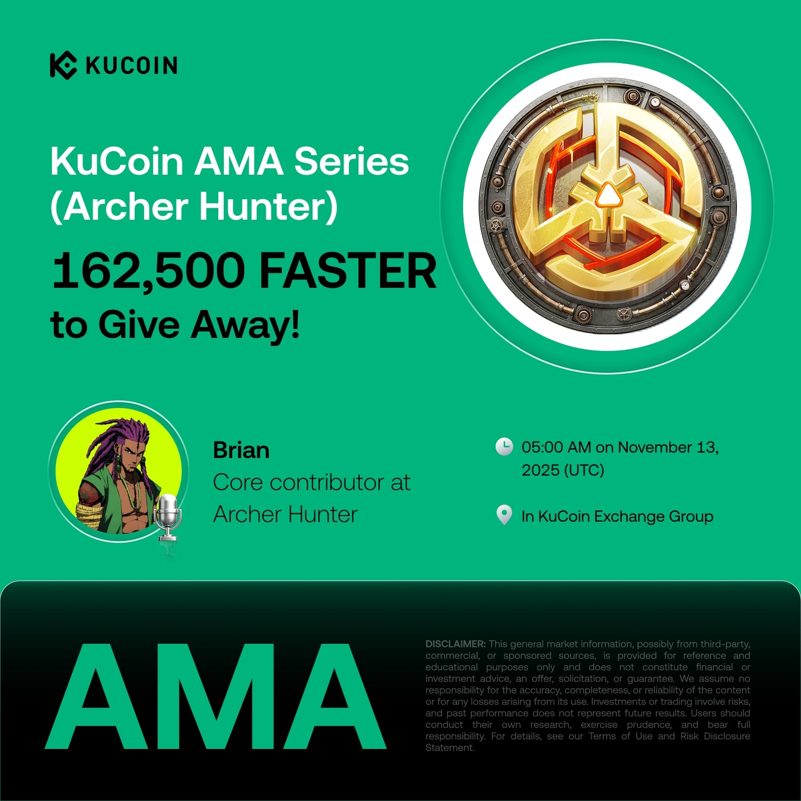 KuCoin AMA With Archer Hunter (FASTER) — The Future of Gaming on Sei Network: Archer Hunter’s On-Chain Adventure