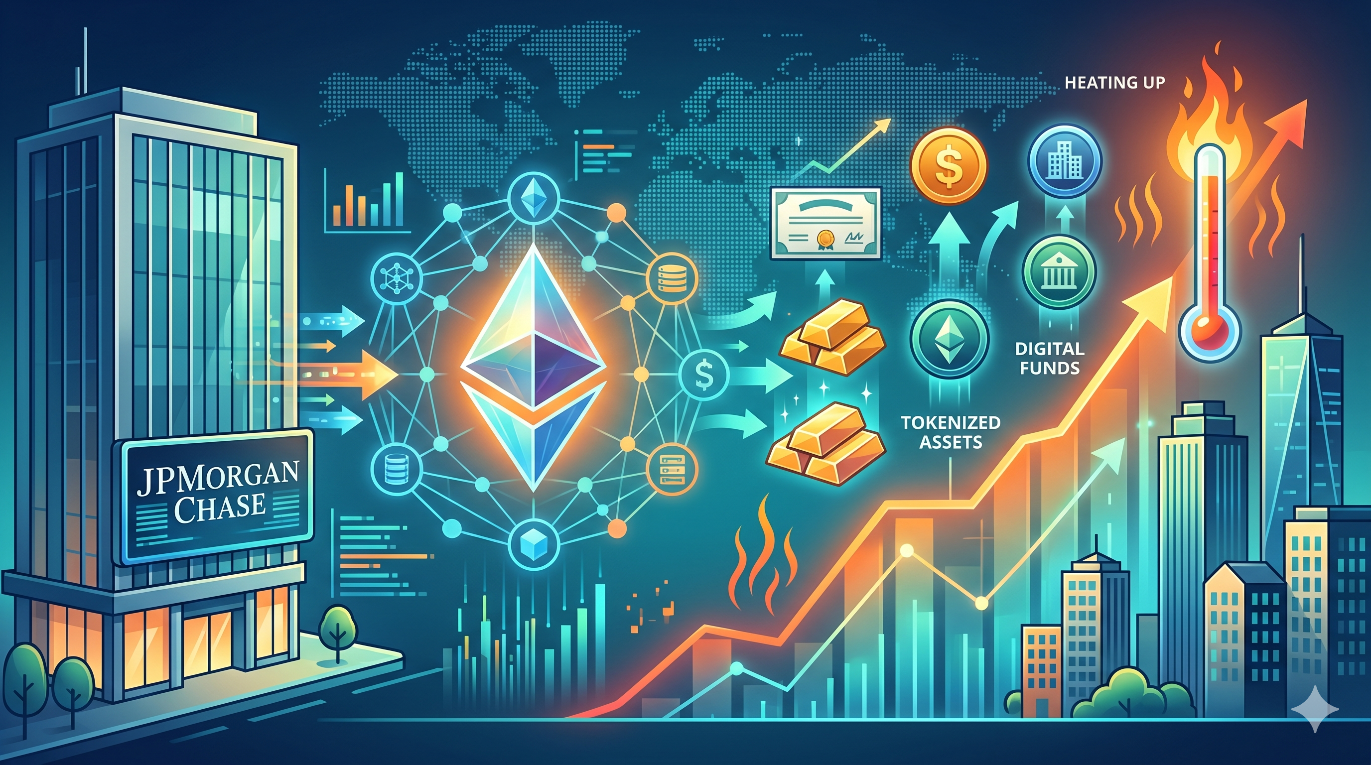 JPMorgan Chase Is Laying Out Ethereum Again: Why Do Tokenized Funds Continue to Heat Up?