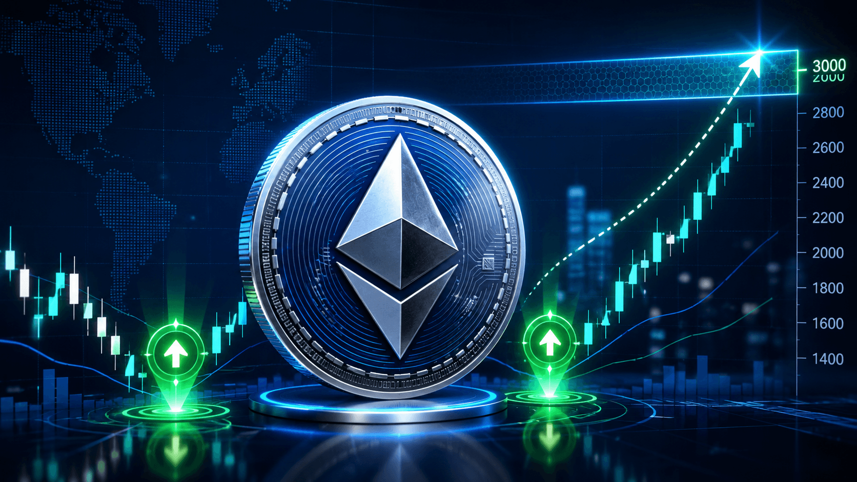 Ethereum TD Sequential แสดงสัญญาณซื้อคู่: ราคา ETH ที่ $3,000 จะเป็นถัดไปหรือไม่?