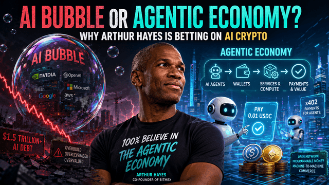 AI Bubble or Agentic Economy? Why Arthur Hayes Is Betting on AI Crypto