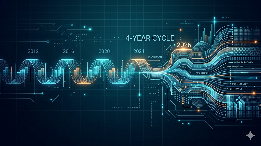 Bitcoin có chu kỳ 4 năm là gì? Sự tiến hóa vĩ mô năm 2026