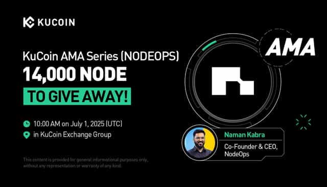 KuCoin AMA With NodeOps (NODE) — Redefining Decentralized Infrastructure for the Next Web