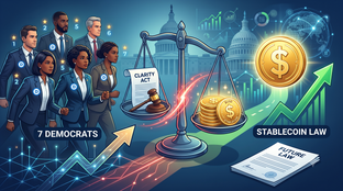 The CLARITY Act Showdown: Meet the 7 Democrats Deciding the Future of US Stablecoin Law