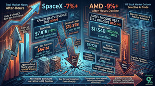 Saham SpaceX dan AMD Anjlok Setelah Jam Perdagangan Akibat Laporan Pendapatan Q2: Apa yang Diungkapkan Penjualan Massal Ini Tentang Fase Berikutnya dari Tren Pasar Saham AS