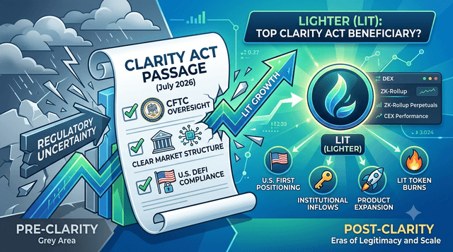 Lighter Could Be the Top Beneficiary If the CLARITY Act Passes: Here’s Why