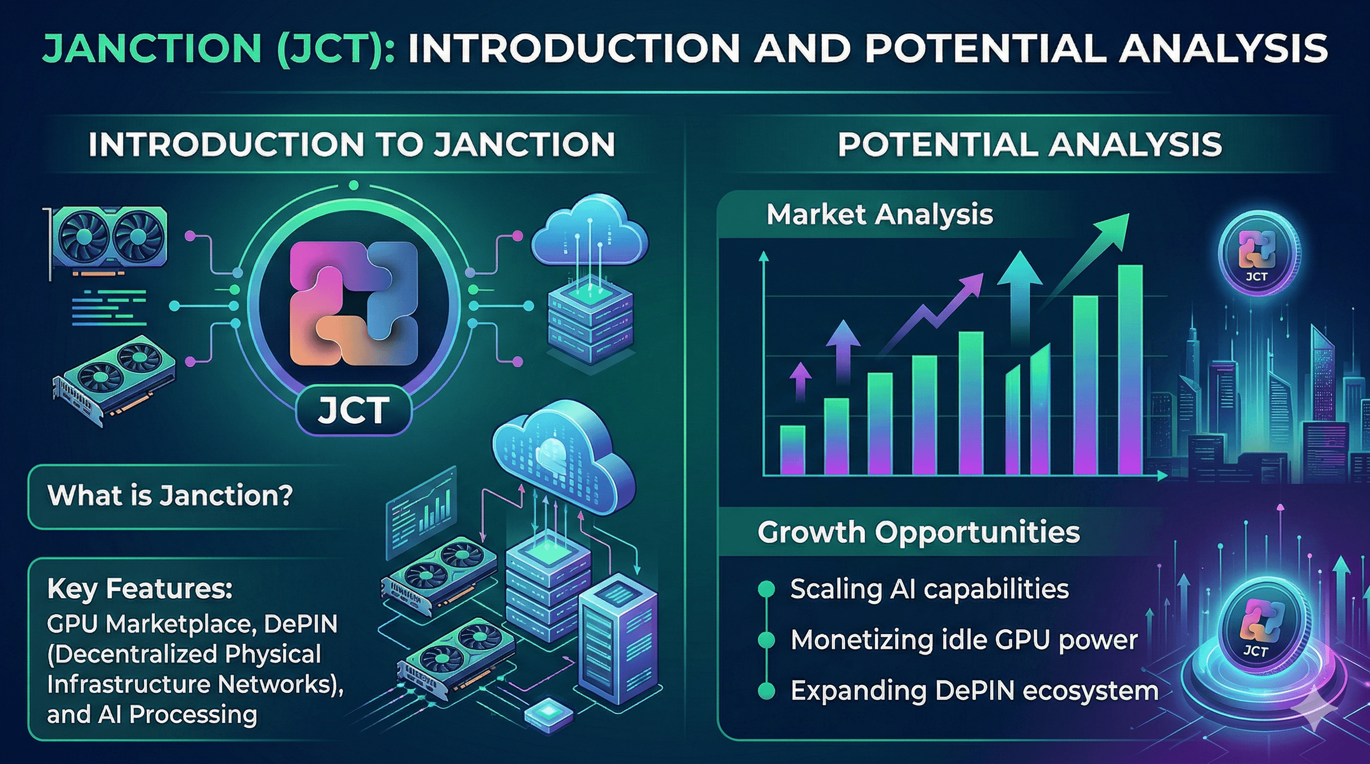 Janction (JCT): การแนะนำและการวิเคราะห์ศักยภาพ
