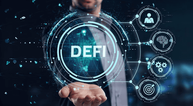 ALT: Decentralized refers to **decentralized digital finance (DeFi)**, allowing users to conduct transactions directly through **Smart Contracts** without relying on banks.