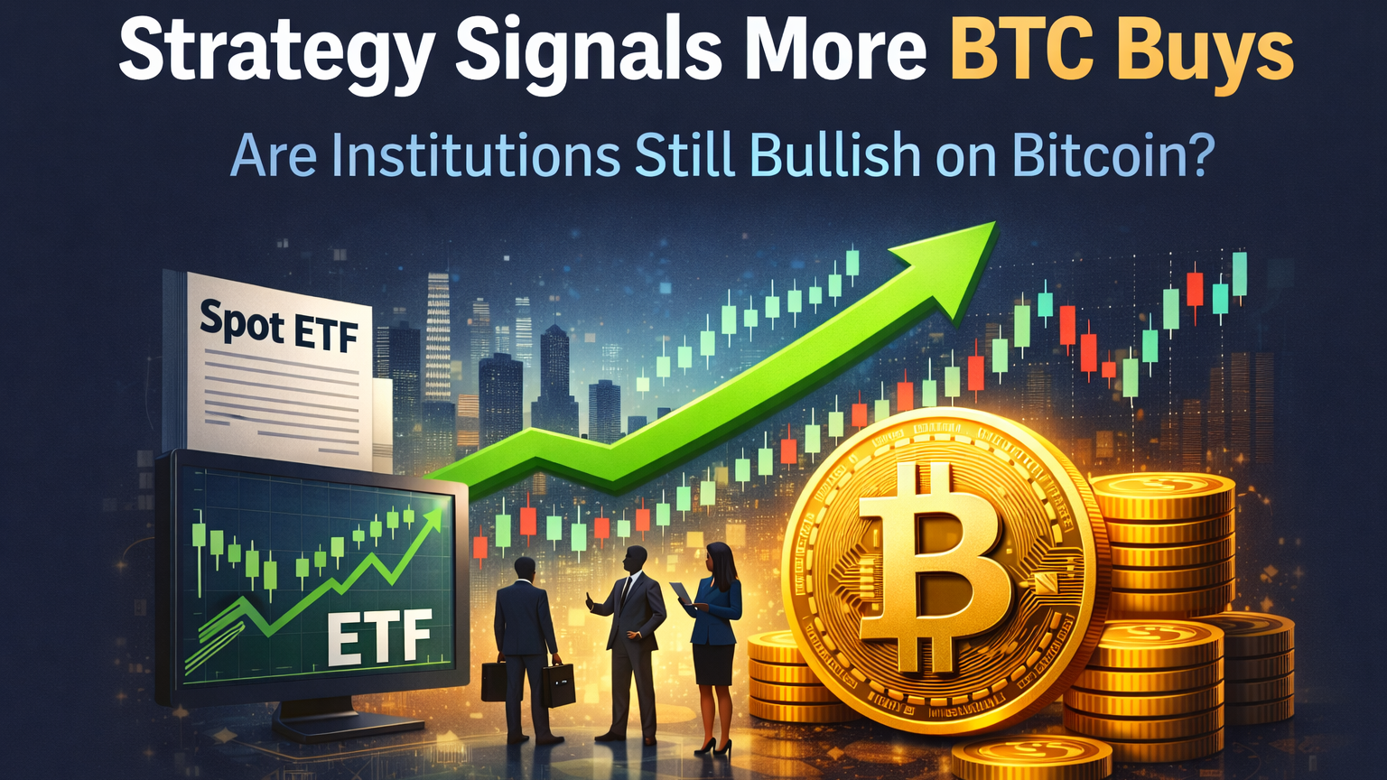 Strategy Signals More BTC Buys: Institutions Still Bullish?