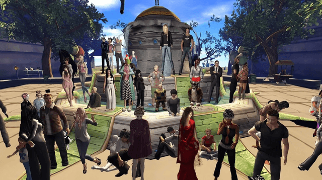 Second Life (2003), a virtual world platform that marked the beginning of the digital economy.