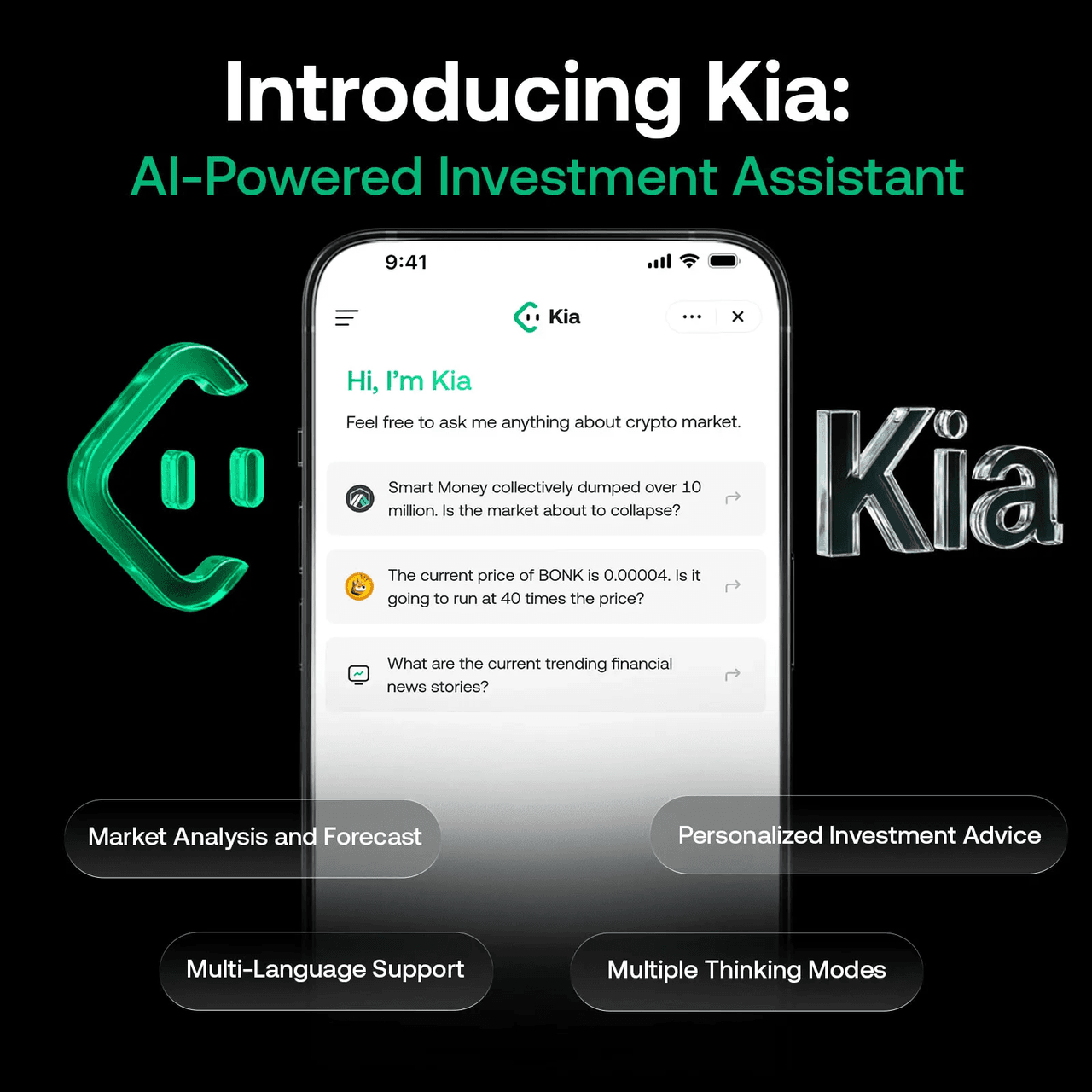 Meet KuCoin Kia: Your Ultimate AI Co-Pilot for Cryptocurrency Investing