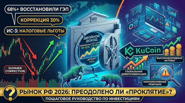 Dividends 2026: 70% of Russian Stocks Have Already Closed Gaps — How Not to Fall Into a Trap and Earn More Than on a Deposit?