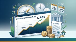 Средняя максимальная ставка по вкладам в России выросла до 12,89%: что изменилось в августе 2026 года