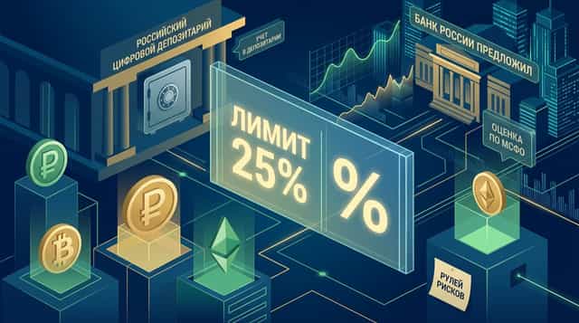 Crypto in Broker and Asset Manager Capital: What the Bank of Russia’s 25% Cap Would Change