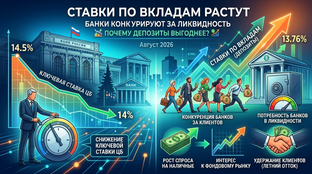 Почему растут ставки по вкладам в России в 2026 году: конкуренция банков, ликвидность и рынок инвестиций