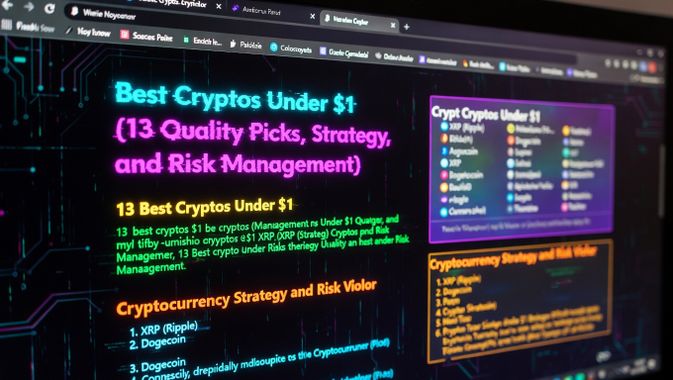 13 đồng tiền điện tử tốt nhất dưới $1 năm 2026: Lựa chọn chất lượng, chiến lược và quản lý rủi ro
