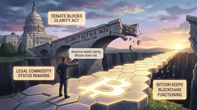 CLARITY 行動參議院表決失敗：為何加密貨幣法案未能通過以及接下來的發展