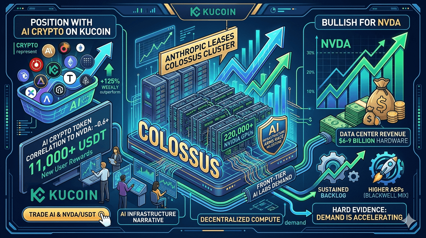 Anthropic Leases SpaceX-Linked Colossus Supercomputer With 220,000 NVIDIA GPUs: Why It's a Bullish Catalyst for NVDA Stock
