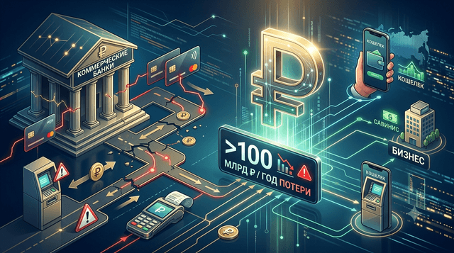 Digital Ruble and Russian Banks: Why Commission Losses Could Exceed 100 Billion Rubles a Year