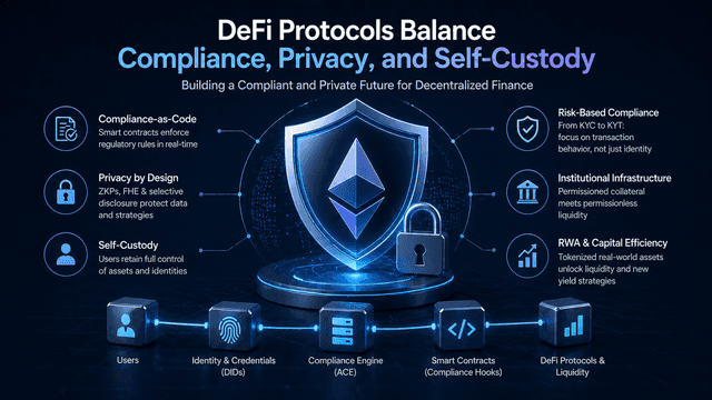 How Can DeFi Protocols Balance Compliance, Privacy, and Self-Custody?