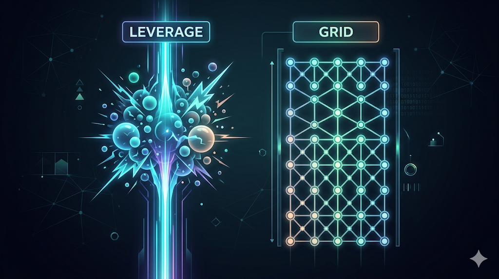What Is the Difference Between Leveraged Trading and Grid Trading?