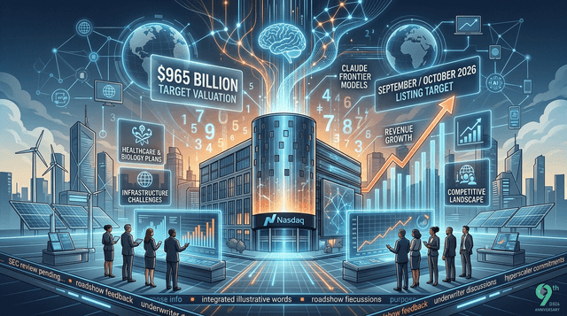 Anthropic IPO 2026: Plans September or Early October Listing Amid $965 Billion Valuation Talks
