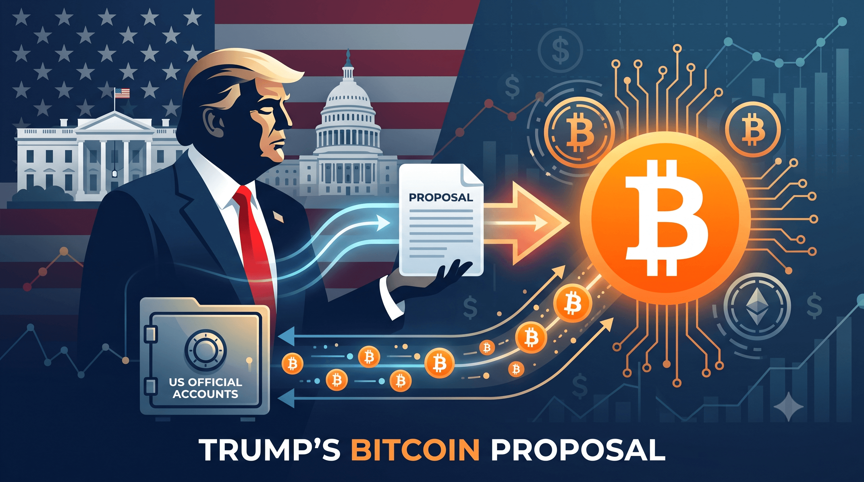 Bitcoin у акаунтах Трампа: Все, що вам потрібно знати про пропозицію президента