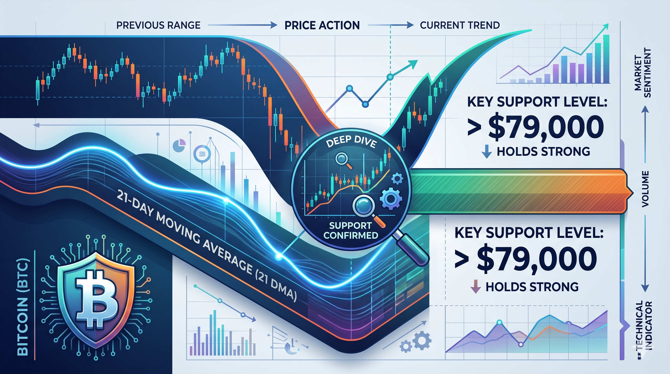 Bitcoin Holds Strong Above $79K: A Deep Dive into the 21-Day Moving Average Support