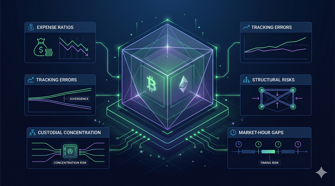The Hidden Price of Simplicity: Risks and Costs of Crypto ETFs in 2026