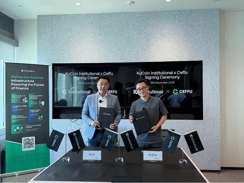 KuCoin Institutional and Ceffu Forge Strategic Partnership to Strengthen Institutional Asset Security and Compliance Infrastructure