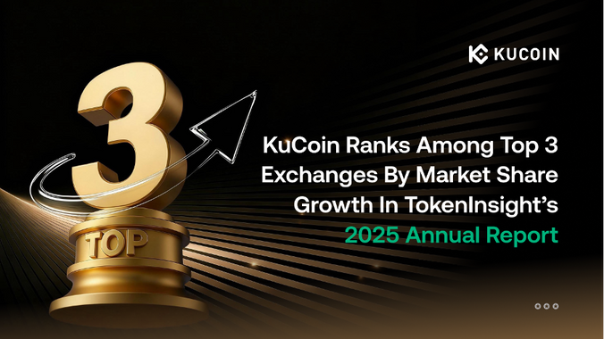 KuCoin Ranks Among Top Three Exchanges by Market Share Growth in TokenInsight’s 2025 Annual Report