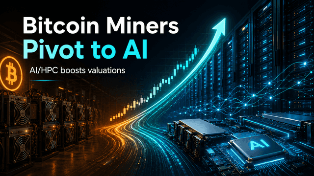 Bitcoin Miners Pivot to AI: Why AI/HPC Contracts Are Driving Higher Valuations