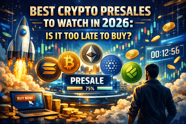Best Crypto Presales to Watch in 2026: Is it Too Late to Buy?