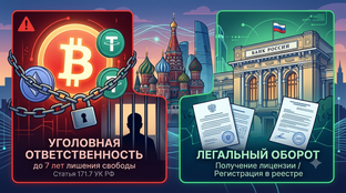Prison Time for Cryptocurrency in Russia: What Happens for Illegal Digital Money Exchange