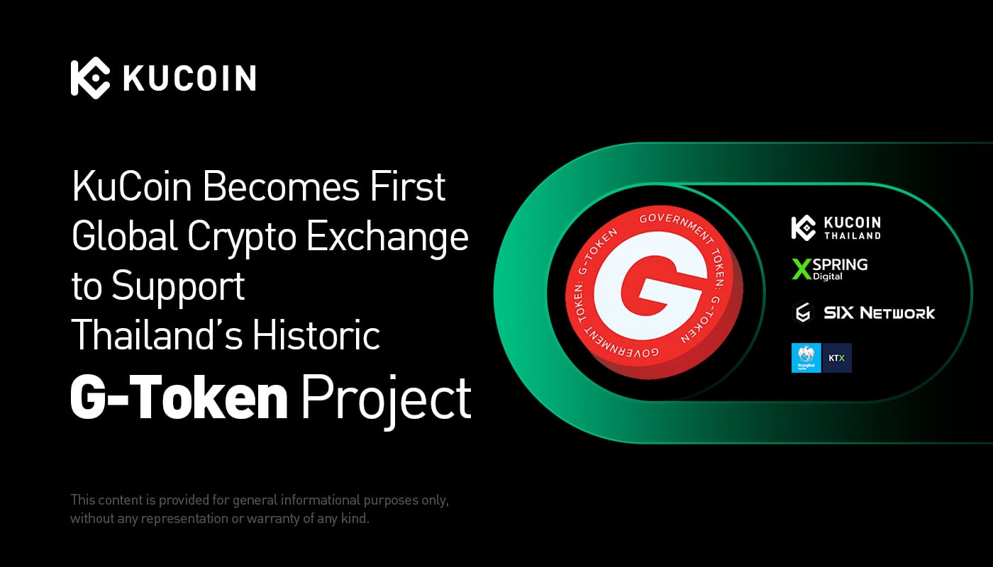 KuCoin Becomes First Global Crypto Exchange to Support Thailand’s Historic G-Token Project