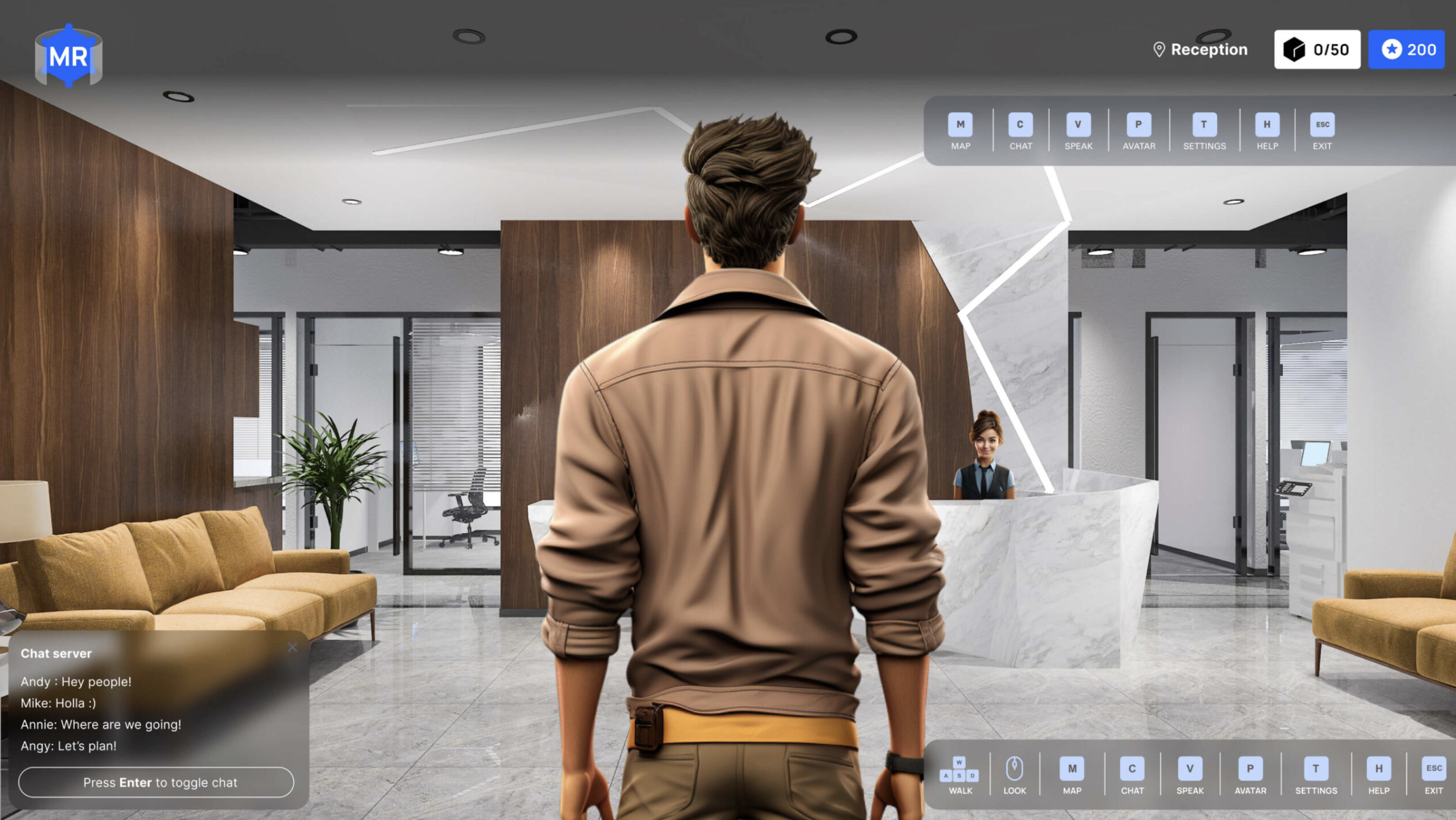 ผู้ใช้สามารถซื้อขายที่ดินเสมือนและสร้างโครงการต่างๆ ได้เหมือนโลกจริง