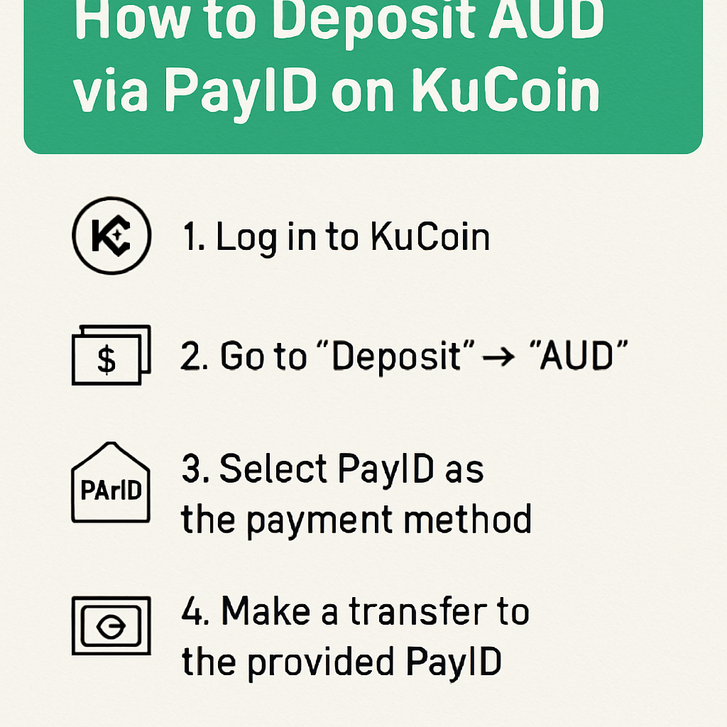 澳洲用戶指南：如何透過 PayID 在 KuCoin 充 AUD