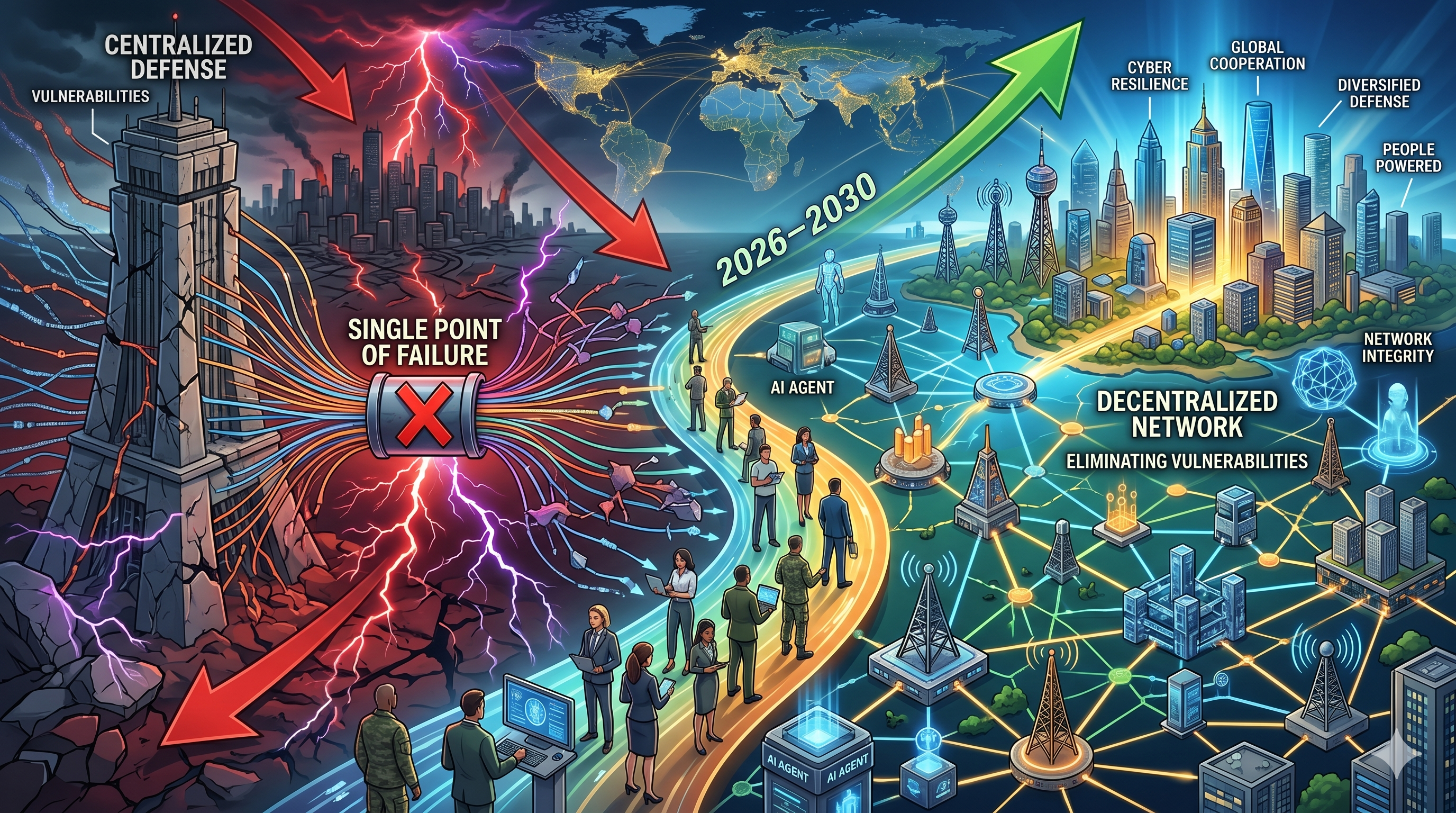 Can Decentralized Networks Like Bitcoin Reduce Single Points of Failure in National Cybersecurity Infrastructure?